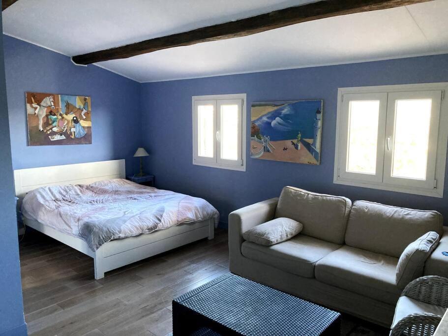Agreable Chambre D'Hotes Avec Vue Sur Les Collines Apartment ลากอลล์-ซูร์-ลู ภายนอก รูปภาพ